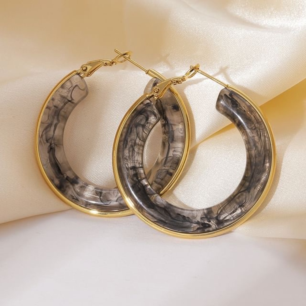 Modern Swirl Hoops